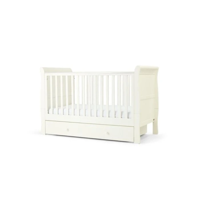 Mamas & Papas Mia Cotbed Set With Premium Pocket Spring Mattress - White 11 Mamas & Papas Mia Cotbed Set With Premium Pocket Spring Mattress - White - Image 9