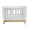 Gaia Baby Serena Cot Bed - White/Natural -Baby Products Store wn1