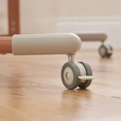 Tutti Bambini ZiZee Breathable Rocking Crib - Scandinavian Walnut/Ecru -Baby Products Store zizee breathable rocking crib scandianvian walnut ecru 5